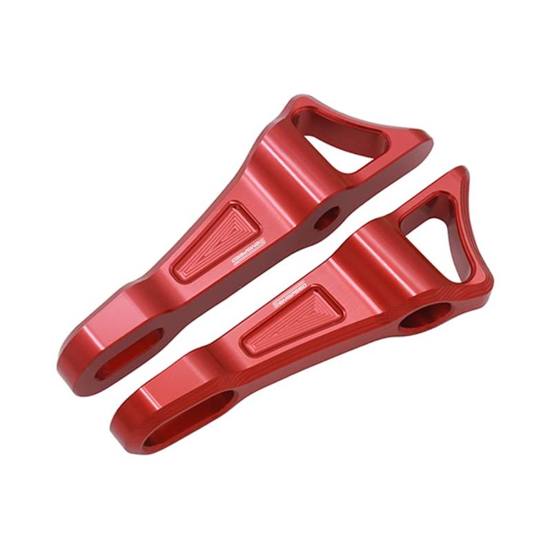 LongGreat CNC Aluminium Soziuspedale löschen Blank Block Off Plate für Aprilia RS660 Tuono 660 2021 (Rot) von LongGreat