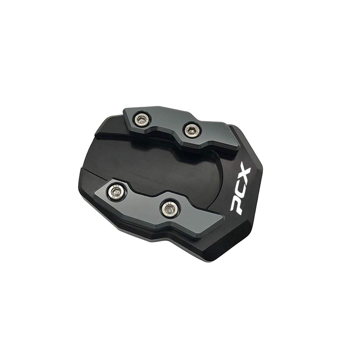 LongGreat Für Honda PCX 125 150 160 2018-2022+ Kickstand Seitenständer Vergrößerungsverlängerungsplatte (Grau,1) von LongGreat