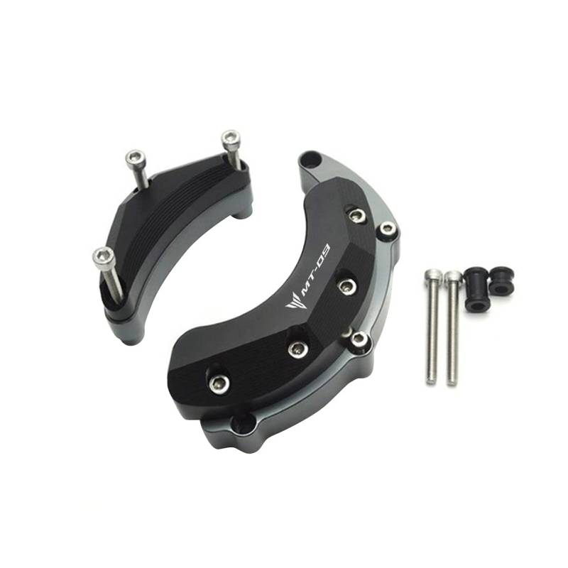 LongGreat Motorrad Sturzpads Motor Schutz Rahmenschieberegler für Yamaha MT09 2014-2020 FZ09 2014-2020 MT09 Tracer 2018-2020 XSR900 2015-2020 FJ09 2016-2020 (Grau) von LongGreat