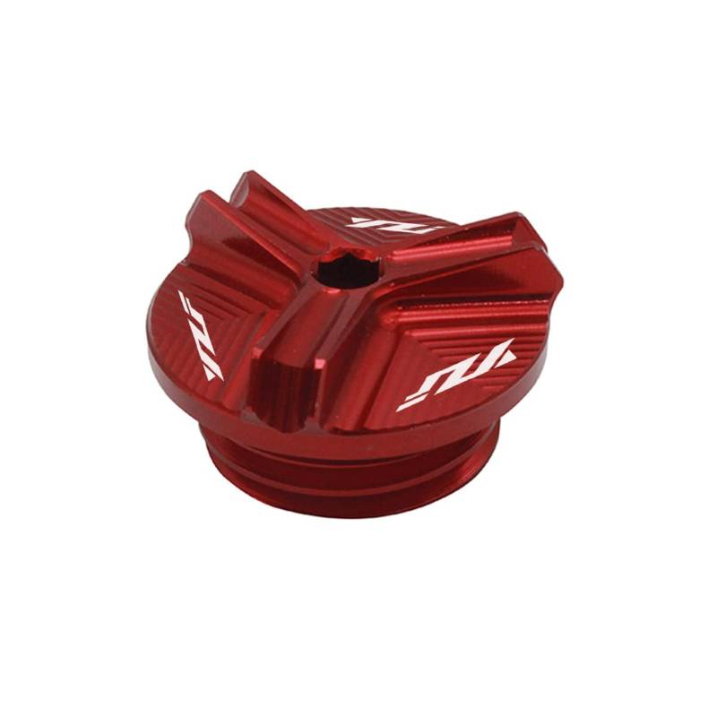 Motorrad Aluminium öldeckel Schraube Filter Cap Tank Abdeckungen Für Yamaha YZF R1 R3 R6 R7 R1M R1S R6S R125 R25 R15 (Rot) von LongGreat