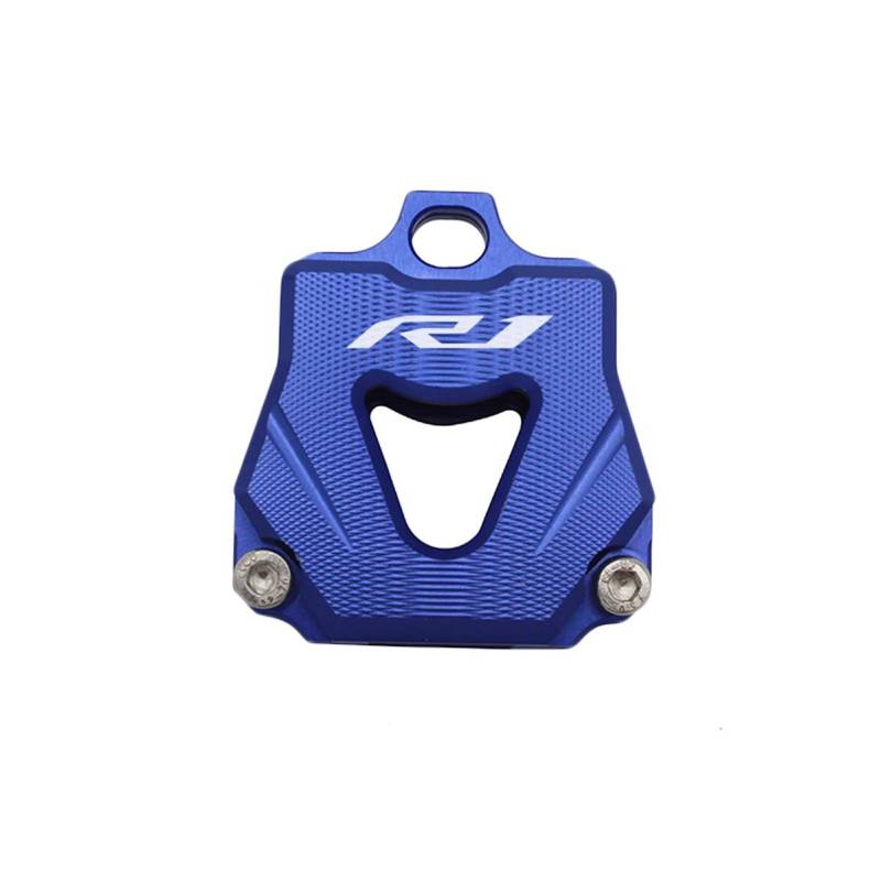 Motorrad Schlüssel Tasten Case Schutz Hülle für Yamaha YZF R1 R3 R6 R15 MT03 MT07 MT09 FZ09 MT10 Tracer (Blau,R1) von LongGreat