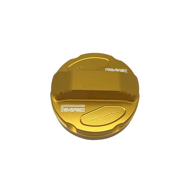 Motorrad Tankdeckel Gas, Tankdeckel für Yamaha Xmax X MAX 250 300 2017-2020 (Gold) von LongGreat