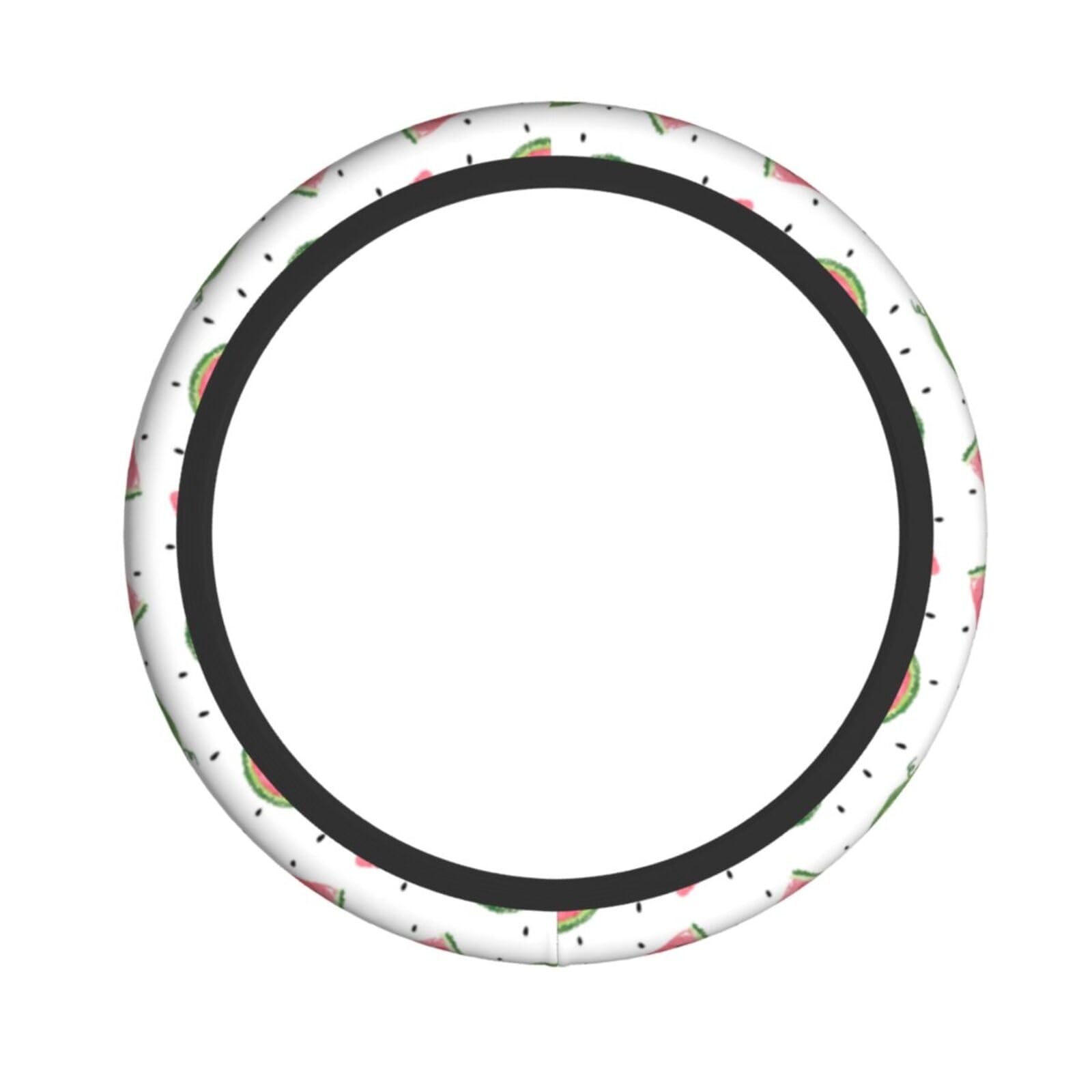 Lenkradbezug mit Wassermelonen-Motiv, Motiv: frische Früchte, rutschfest, dekorative Schutzhülle, 38 cm von Longyiyi