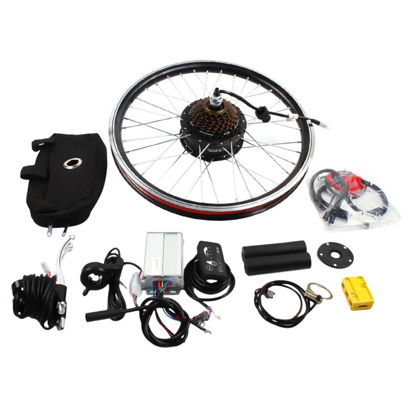 20 Zoll elektrisches Fahrrad Modifikationssatz, elektrisches Fahrrad Modifikationssatz Motor vorne/hinten 36V 250W, passend für 20 Zoll Fahrräder von Loohacp