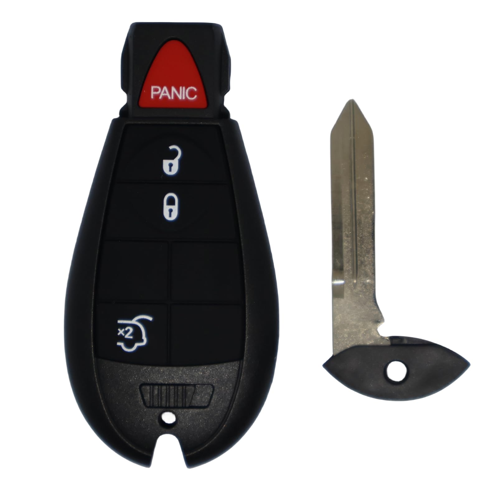 M3N5WY783X IYZ-C01C 433 MHz 5 Tasten Keyless Entry Fernbedienung Schlüsselanhänger für Jeep Grand Cherokee 2008-2012 für Jeep Commander 2008-2010 Ersatz 05026100AD 05026101AD 05026197AD von Loomyar