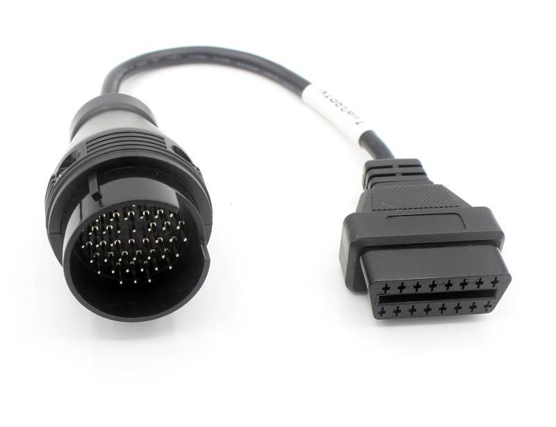 LoongGate Trucks 38 Pin zu OBDII 16 Pin Adapter Stecker Kabel 9 Pin Durch Pass für Camion (30 cm) von LoongGate