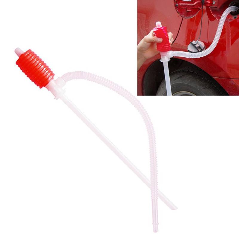 Fuel Transfer Pump, Manual Siphon Pump Kit, Oil Syphon Pump Manual Fuel Syphon Pump for Gas Benzin Petrol Oil Diesel Liquid Water Fish Tank Solvent Loopunk von Loopunk