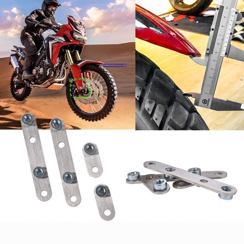 Lorababer CRF1000L Kotflügel Riser Rising Kit aus Edelstahl hebt den Kotflügel um 15 mm für H-o-n-d-a CRF 1000L CRF 1000L Afrika Twin Motorradzubehör 2016-2021 CRF1100L 2021-2024 von Lorababer