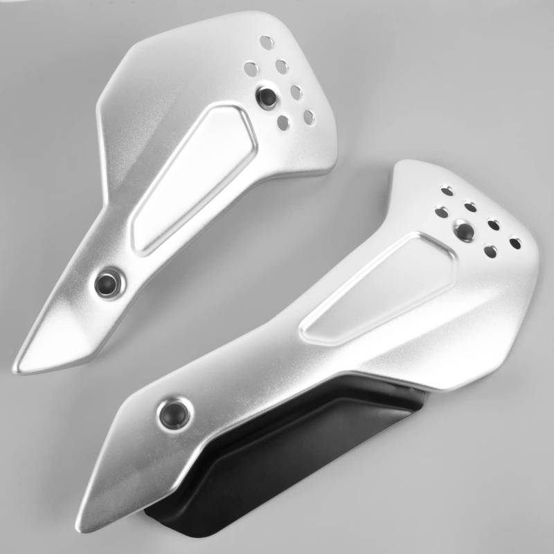 Lorababer Motorrad Aluminium Bellypan Untere Motorspoilerverkleidung Verkleidungsschutz Kompatibel mit Trident 660 2021 2022 2023 Belly Pan Chassis Shroud Body Frame Kit (Silber) von Lorababer