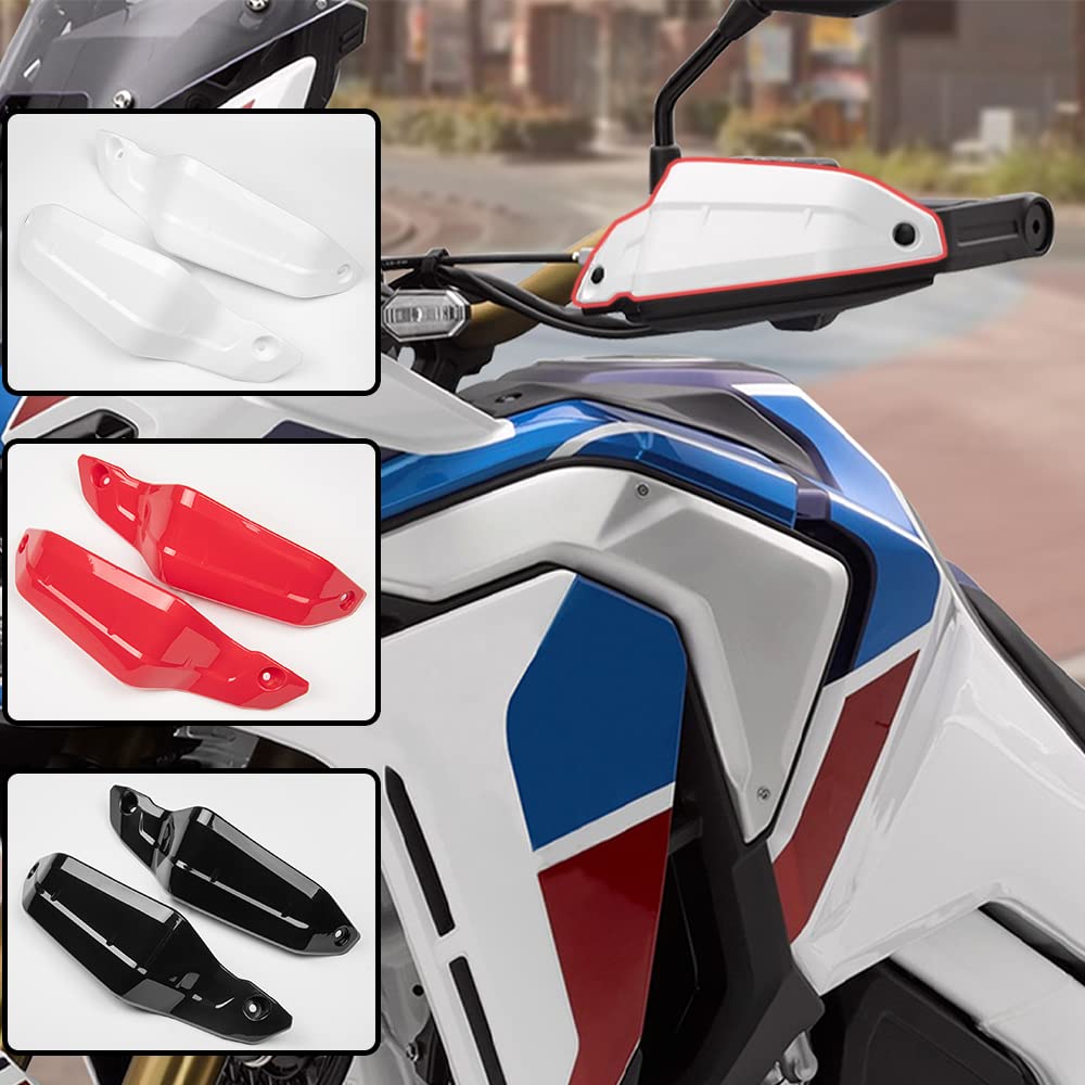 Lorababer Motorrad Handschutz Handbürstenschutz Displayschutzfolie Windabweiser Handschutz Kompatibel mit CRF1100L Africa Twin ADV. Sport 2020-2024 Xadv 750 21-24 XL750 Transalp 23-24 (Weiß) von Lorababer