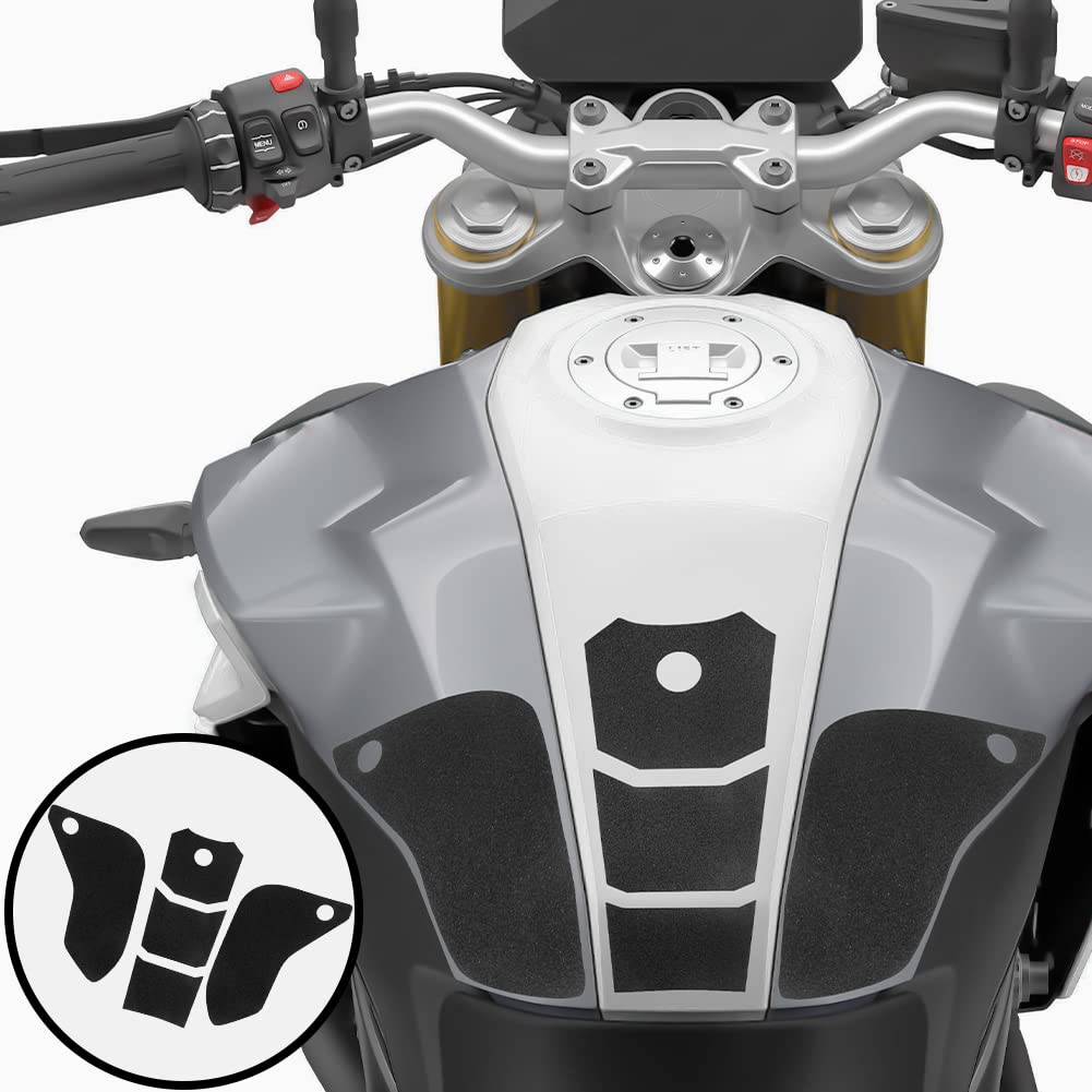 Lorababer Motorrad Heizöl Gas Tank Aufkleber Schutzfolie Kniegriff Traktion Seitenpolster Wasserdicht Anti-Rutsch PEVA Tankpad Kompatibel mit F900R F 900 R F-900-R F 900R 2019-2021 2020 von Lorababer