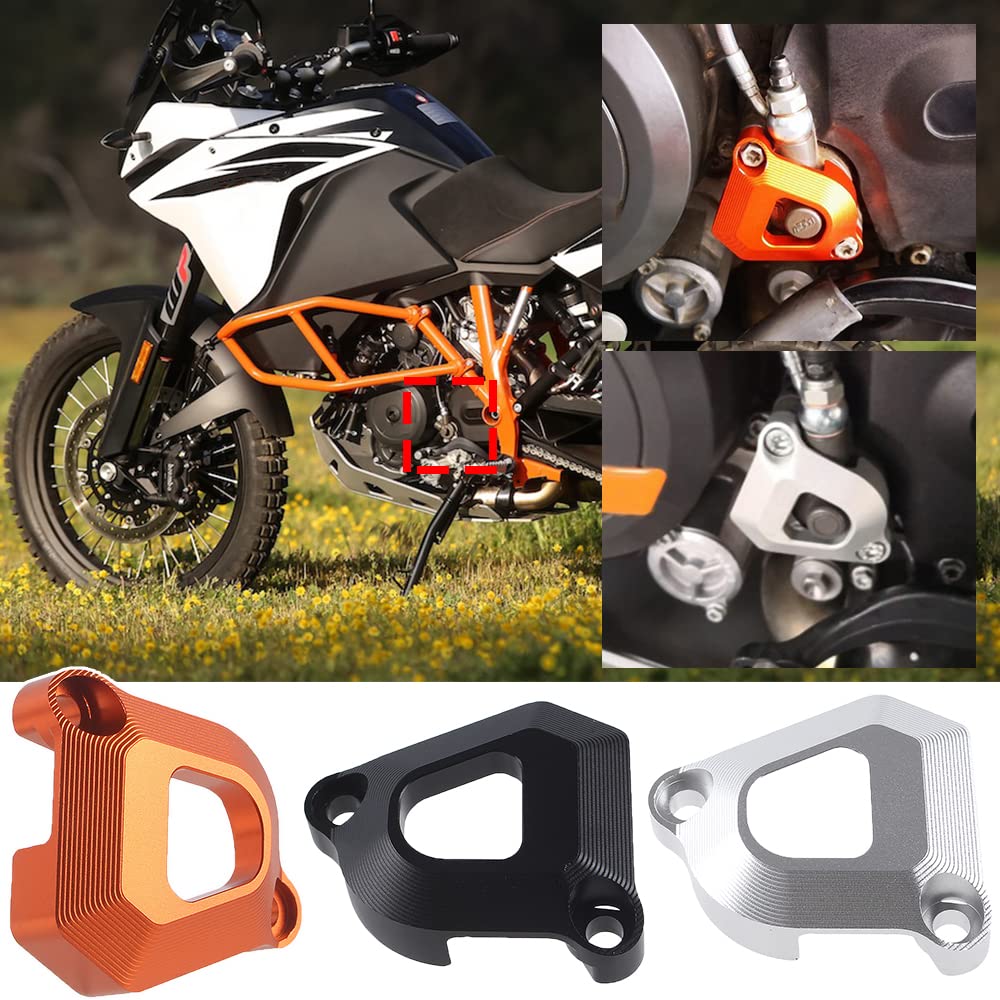 Lorababer Motorrad Kupplungsnehmerzylinderschutz Ersatz Motorschutz links Kompatibel mit K.T.M 990 SMT 1050 1090 1190 ADV/R 1290 Super ADV R/S/T Super Duke 1290 GT/R (Schwarz) von Lorababer