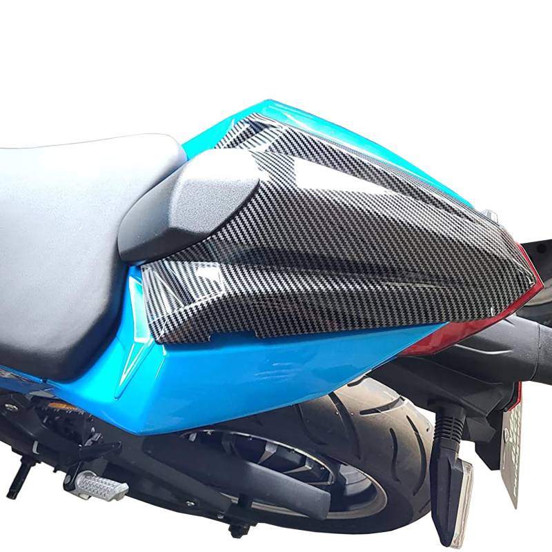 Motorrad Hinten Soziusabdeckung Beifahrersitz Verkleidung Heckabdeckung Rücksitzbezug Kompatibel mit Ninja 300R EX300R 2013 2014 2015 2016 2017 2018 2019 Sozius Solo Verkleidung, Kohlefaser von Lorababer