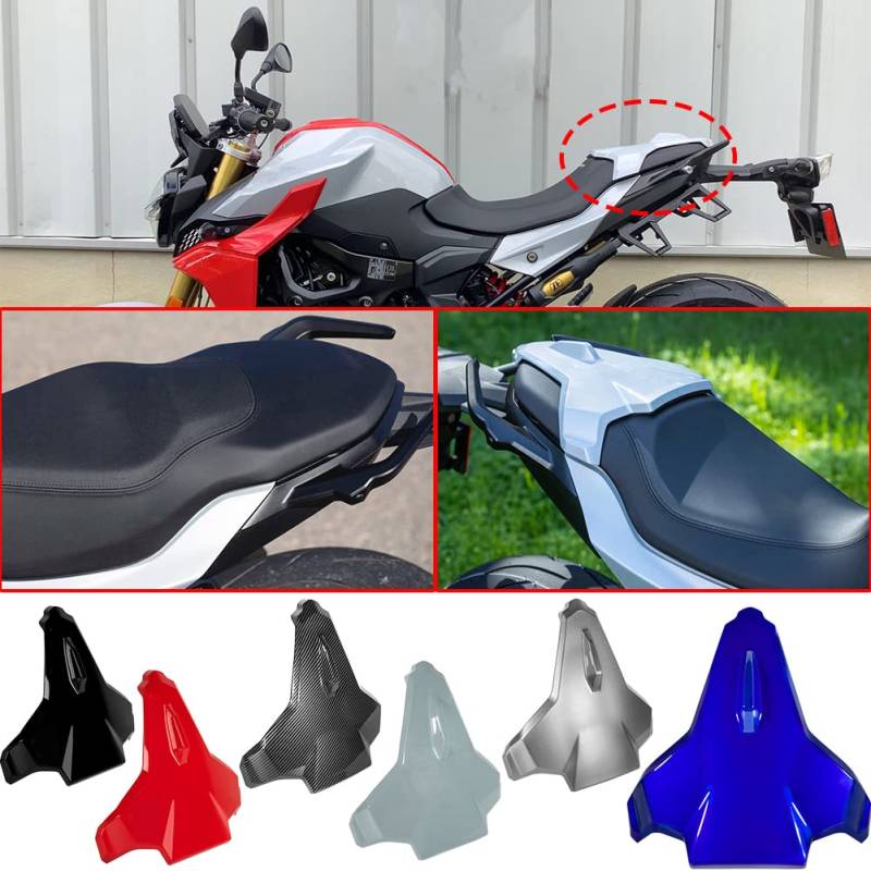 Motorrad Hinten Soziusabdeckung Beifahrersitz Verkleidung Heckabdeckung Rücksitzbezug für F900R F 900 R 2020 2021 2022 2023 Sozius Solo Verkleidung, Kohlefaser-Look von Lorababer