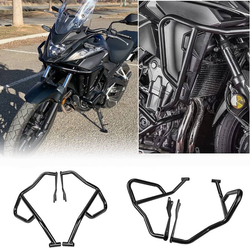 Motorrad Motorschutz Stoßstange Autobahn Crash Bars für CB500X CB 500X CB 500 X 2019 2020 2021 2022 2023 Motorschutzbügel Frame Slider Gas Kraftstofftank Fallschutz (Oberer Sturzbügel) von Lorababer