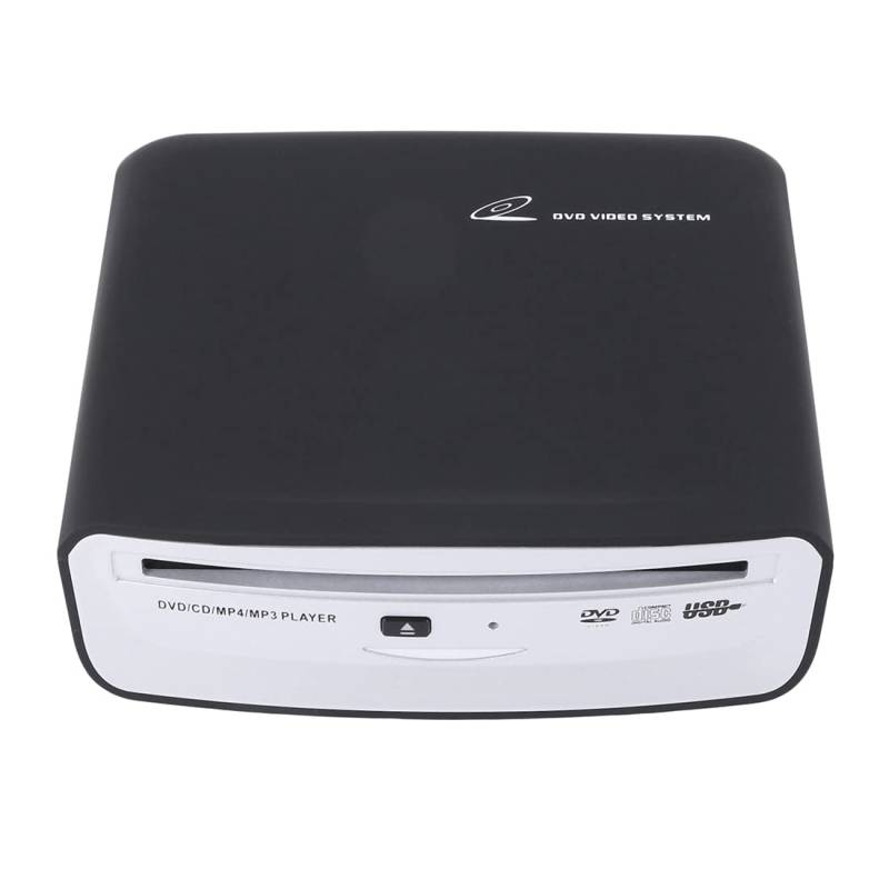 Lorrgasw Auto SUV Externes Stereo Radio Dish Box CD/DVD Abspieler USB Schnittstelle für Android Abspieler Radio ZubehöR, Schwarz von Lorrgasw