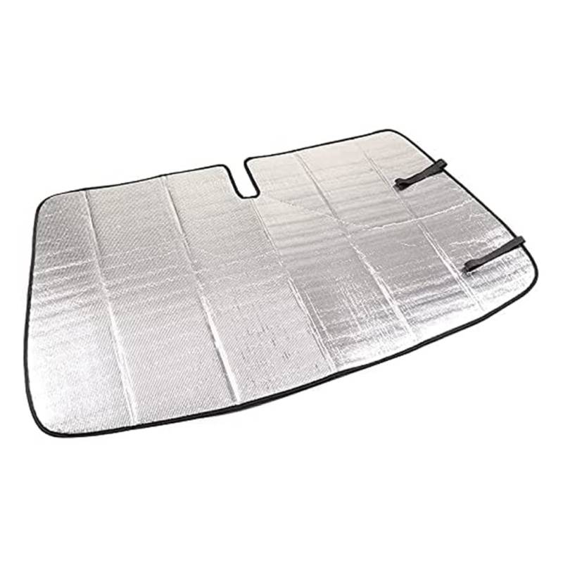 Lorrgasw Windschutzscheiben Sonnenschutz für 2015-2021 Aluminiumfolie Auto Front Scheiben Sonnen Schutz Faltbare Sonnen Blende ZubehöR von Lorrgasw