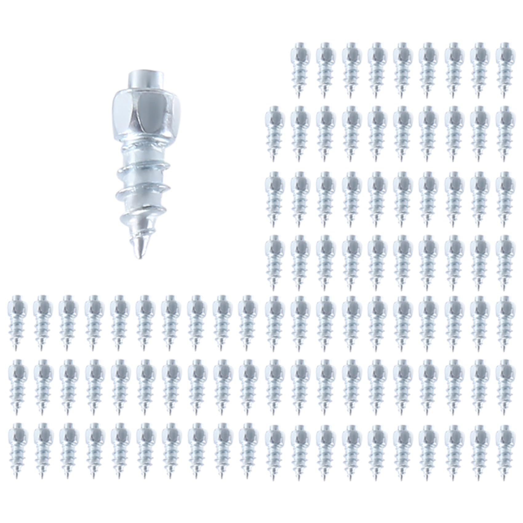 Losueeun 100 STÜCKE 12 Mm Reifen Bolzen Hartmetall Schraube Schnee Spikes Anti-Rutsch Anti-EIS für Auto/SUV/ATV/UTV Auto Reifen Bolzen von Losueeun