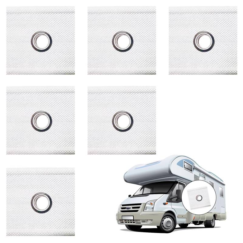 Lotbun 6PCS Kederöse 5/6mm 7/8mm, Camping Markisen RV Markisenhaken Haken Kederschiene Markisenhaken Vorzelt für Kederschiene Haken Wohnmobil Wohnwagen Seitige Markisen Zelte Camping Planen Zubehör von Lotbun