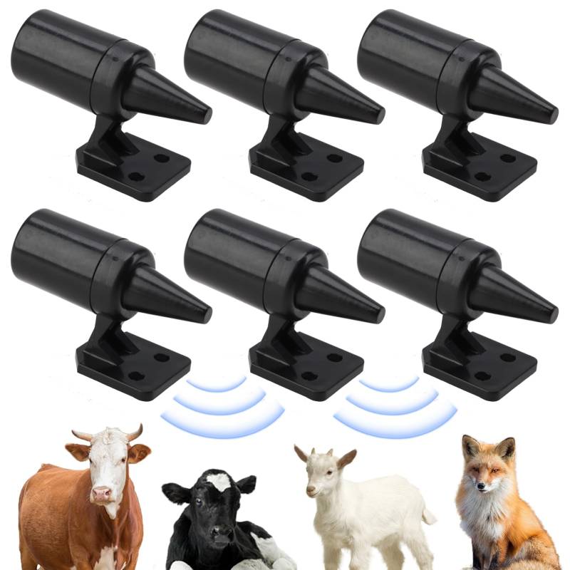 Lotbun 6pcs wildwarner für auto ultraschall, effektives Ultraschall gegen Tiere auf der Straße, auto deer warnung, hirschpfeifen für autos, wild pfeife auto, wildabwehr auto von Lotbun