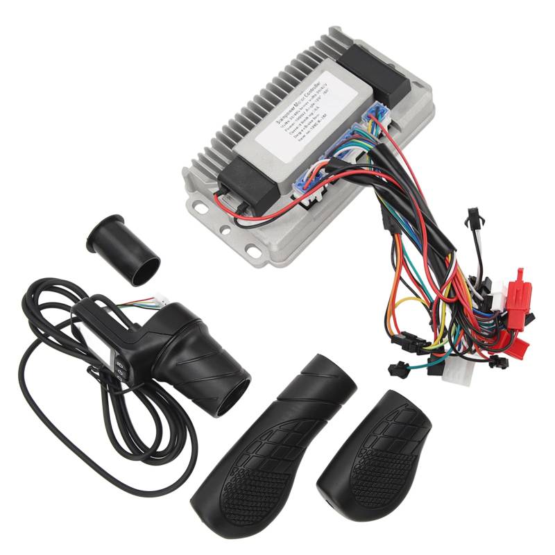 Fahrrad Speed ​​Controller Kit Elektro Fahrrad Motor Bürstenloser Controller mit Halb Gasgriff 36V/48V 1000W 38A von Lotpken