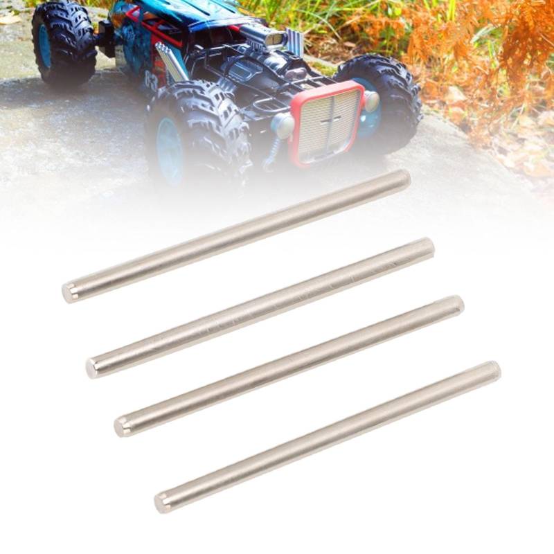 Metall-Aufhängungsarm-Achsen-Set – RC-Ersatzteile aus Edelstahl für WLtoys 124008 124010 RC-Cars. 4er-Pack Metall-Aufhängungsarm-Achsen-Set von Lotpken