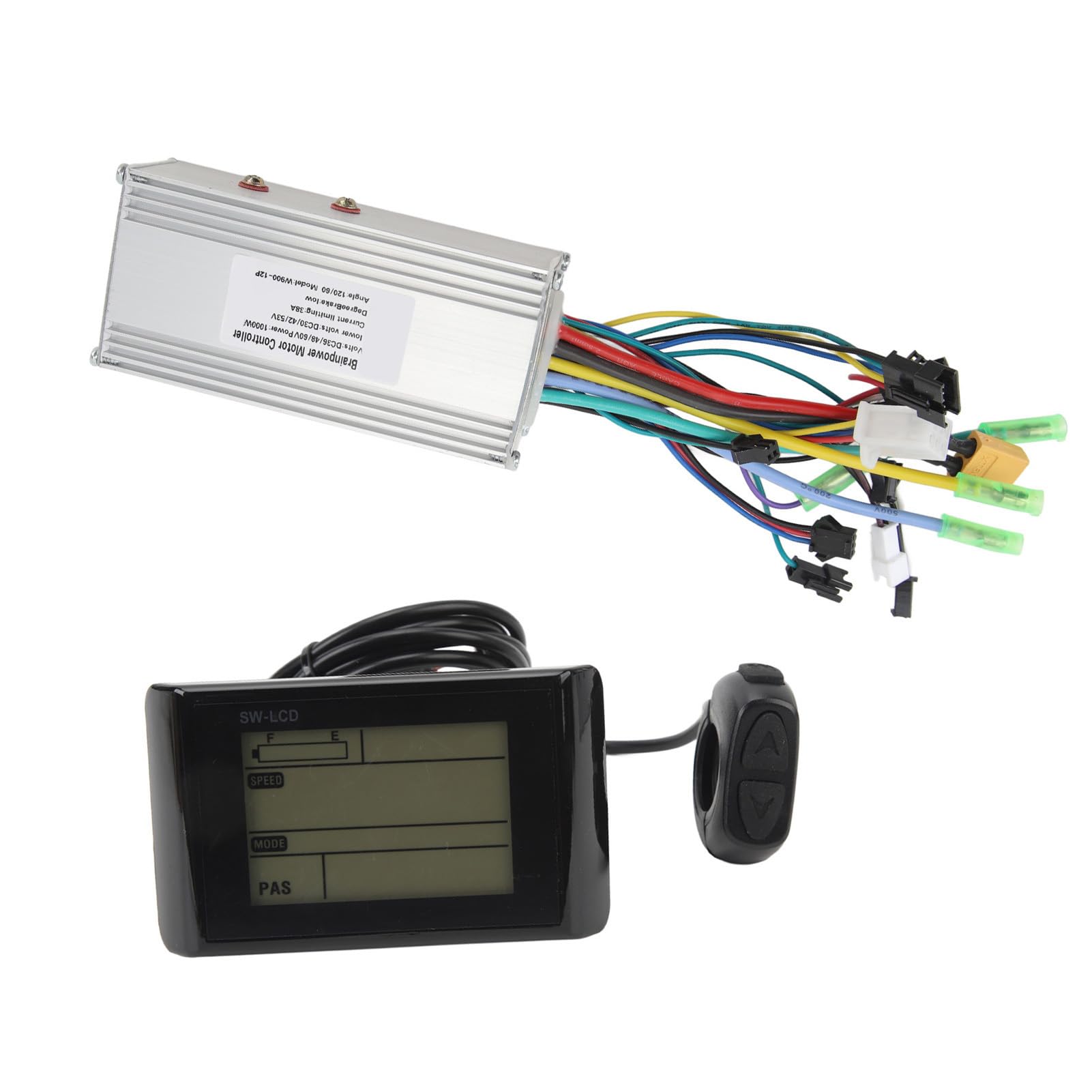 W900 LCD-Display-Set, bürstenloser Motorsteuerung, Sinuswelle, 36 V, 48 V, 60 V, 1000 W, 38 A, 3 Modi von Lotpken