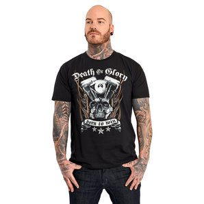 Art Worx "Death or Glory" T-Shirt Schwarz Louis von Louis