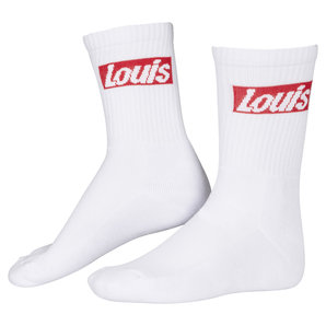 Louis Community Tennissocken, 3er Pack Rot Weiss von Louis