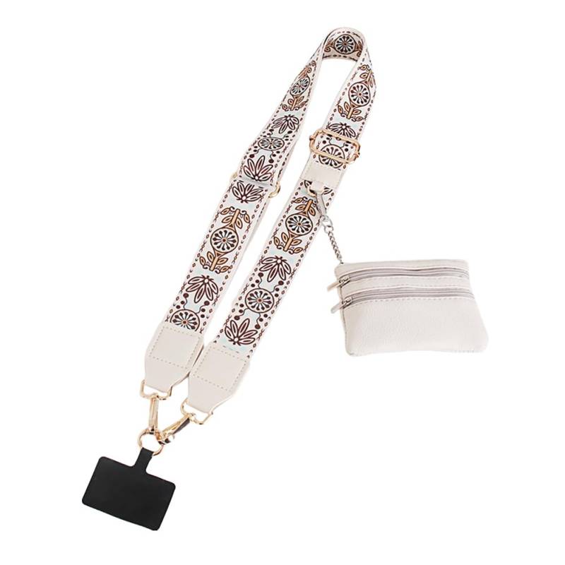 Lovehomily Handy-Lanyard mit Tasche, Verstellbarer Schultergurt, Umhängetasche, Handgelenkschlaufe für Schlüssel, Hülle, Ausweise, Handy-Zubehör (Stil 8) von Lovehomily