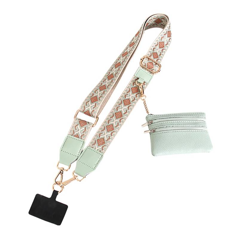 Lovehomily Handy-Lanyard mit Tasche, Verstellbarer Schultergurt, Umhängetasche, Handschlaufe für Schlüssel, Hülle, Ausweise, Handy-Zubehör (Stil 2) von Lovehomily