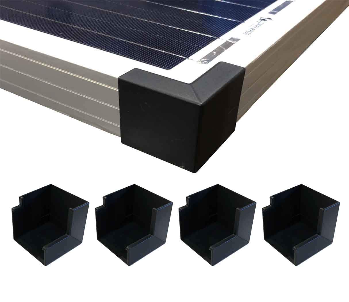 LOWENERGIE Eckenschutz für Solarmodul, Kunststoff, 30 mm, 100 W und 150 W, 4 Stück von Lowenergie