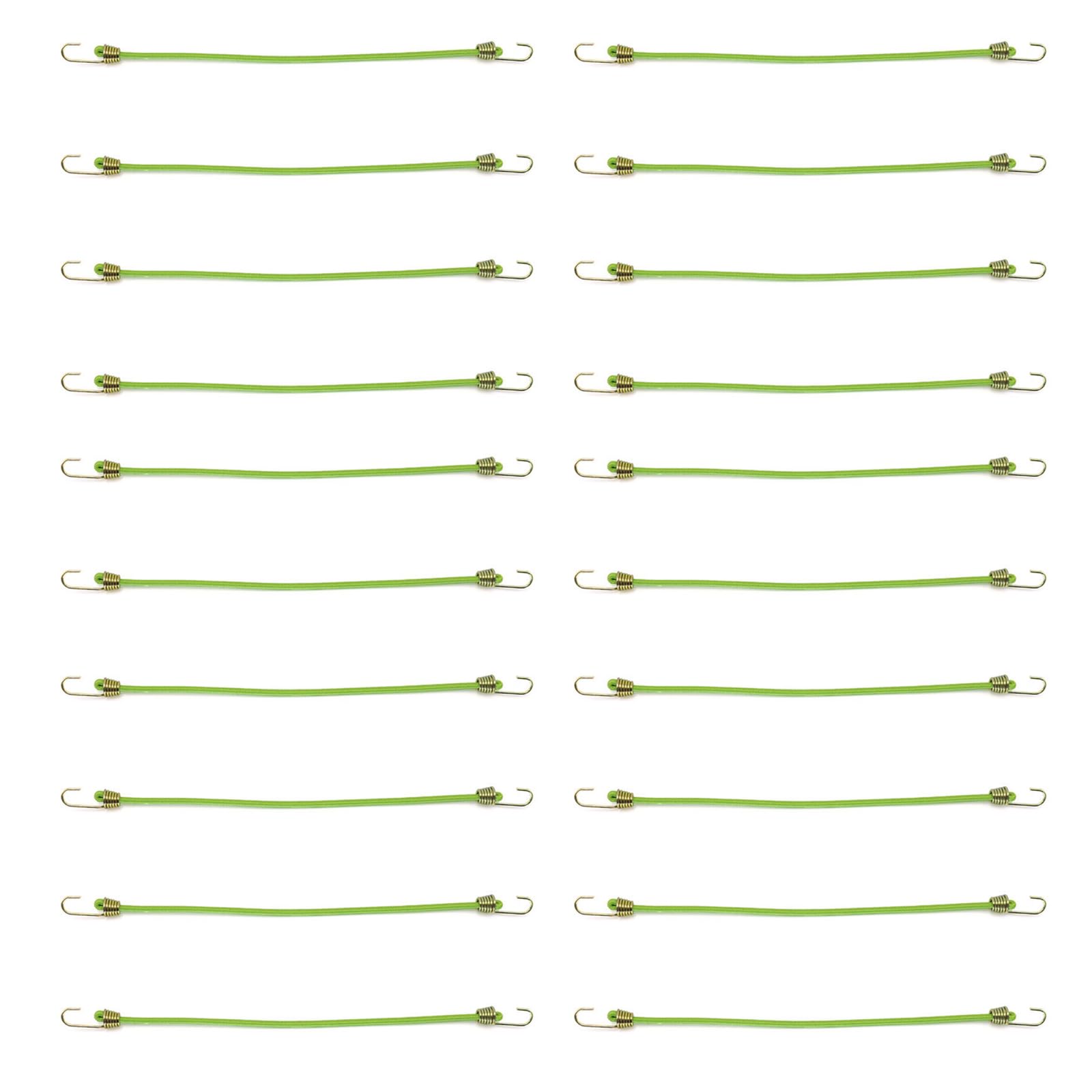 Gepäckgurt Bungee Cord 20 Stück Elastisches Gepäckband Elastischer Bungee Gurt Mit Haken Zur Sicherung Von Gepäcklagern von Loxyxbnh