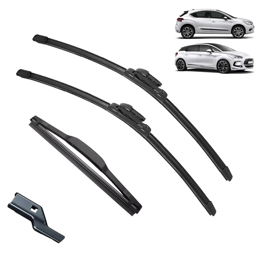 Auto Scheibenwischer für Citroen DS4 DS5 2010–2020,Wischer Scheibenwischerblätter Set,einfache Montage,Wischerblatt Wischblatt Wischerblätter,Das Material ist langlebig von Lqmltsy