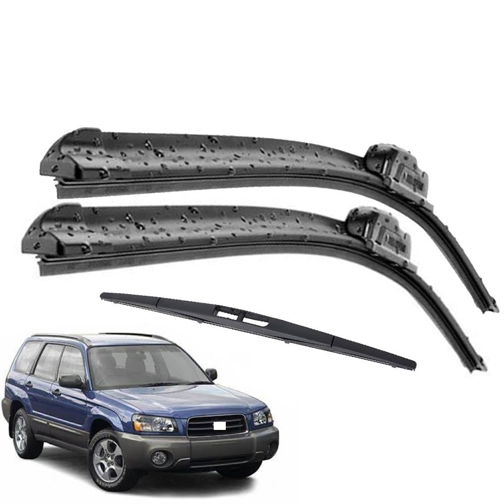 Auto Scheibenwischer für Subaru Forester SG MK2 2005–2007,Wischer Scheibenwischerblätter Set,einfache Montage,Wischerblatt Wischblatt Wischerblätter,Das Material ist langlebig von Lqmltsy