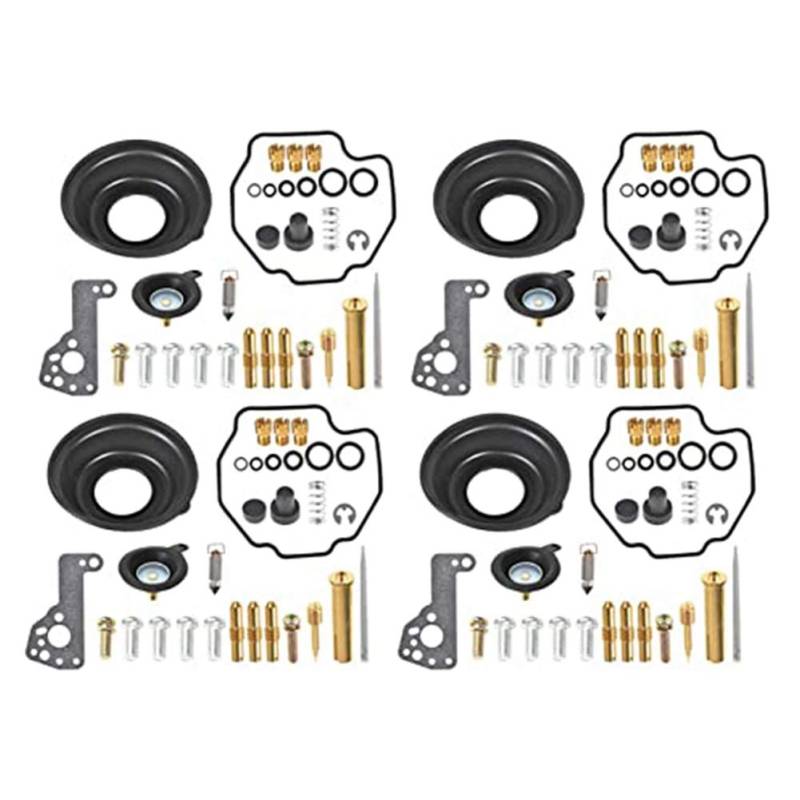 Lrporyvn 4 Pack Vergaser Reparatur Satz Membran Luft Absperr Ventile für -2007 Vmax V-MAX 1200 von Lrporyvn