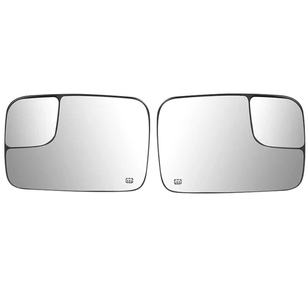 Außenspiegel Glas Für Dodge Für Ram 1500 2500 3500 2005-2008 Links/Rechts Seite Erhitzt Spiegel Glas Rückspiegel Objektiv Ersatz 5161011AA Spiegelglas Ersatz(1 Paar) von Lspbfkq