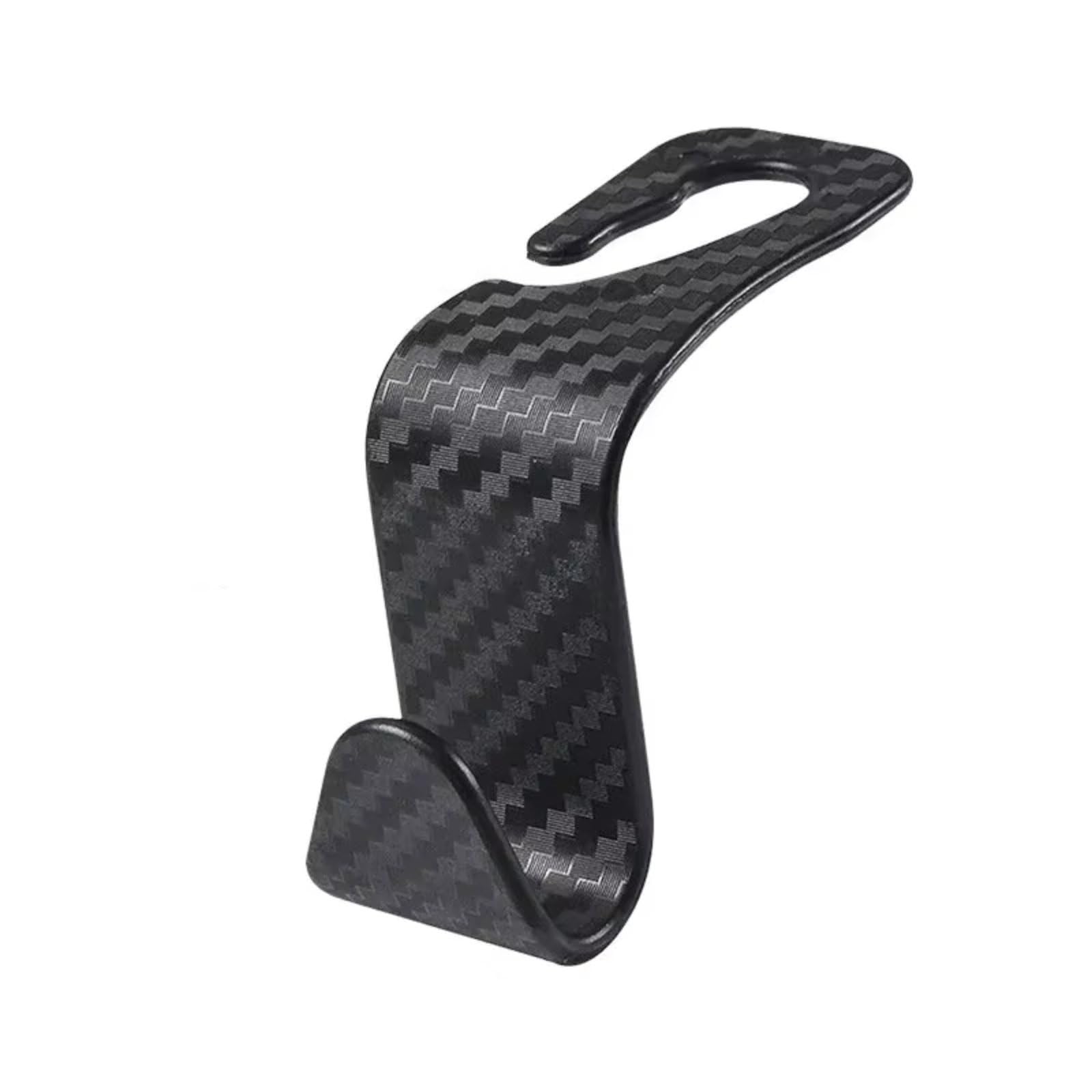 Auto Innenform 4PCS Auto Versteckte Sitz Haken Mehrzweck Carbon Fiber Texture Auto Sitz Zurück Kreative Multi-funktion On-Board haken Innenzubehör von Lspbfkq