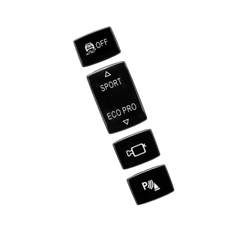 Auto Innenform Für 1 2 3 4 Serie F20 F22 F30 F34 F32 F33 Auto ESP Fahrmodus Schalter Taste Antislip Radar Sensor Schlüssel Abdeckung Innenzubehör(Black B) von Lspbfkq