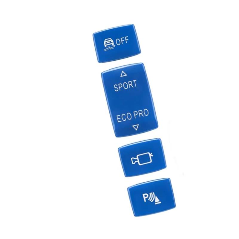 Auto Innenform Für 1 2 3 4 Serie F20 F22 F30 F34 F32 F33 Auto ESP Fahrmodus Schalter Taste Antislip Radar Sensor Schlüssel Abdeckung Innenzubehör(Blue B) von Lspbfkq