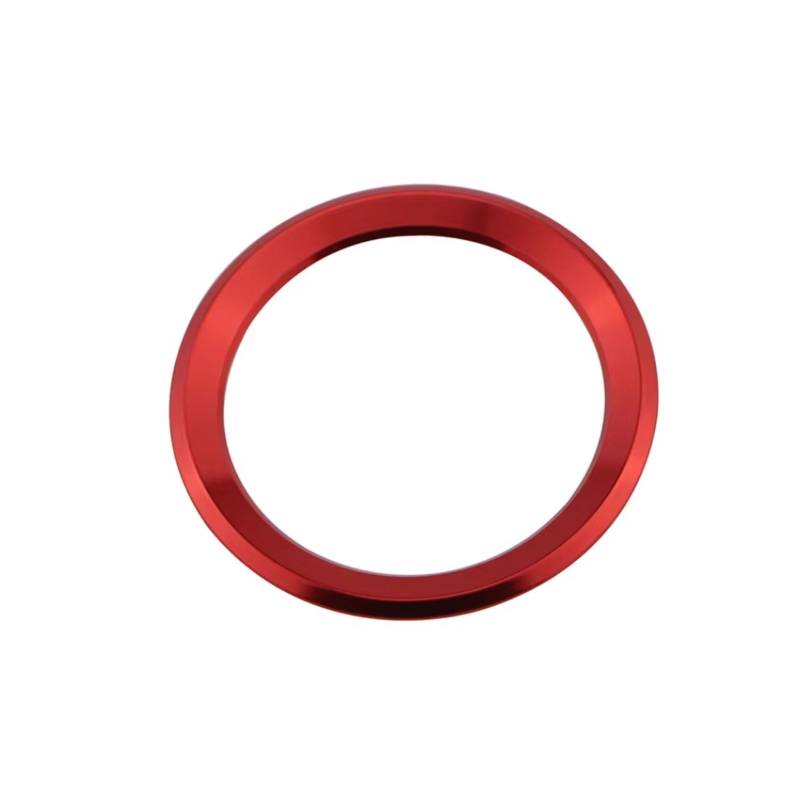 Auto Innenform Für 1 3 4 5 7 Serie M3 M5 GT3 E81 E87 F30 34 F10 GT5 X1 X3 X5 x6 Auto Lenkrad Center Ring Abdeckung Trim Aufkleber Innenzubehör(Red) von Lspbfkq