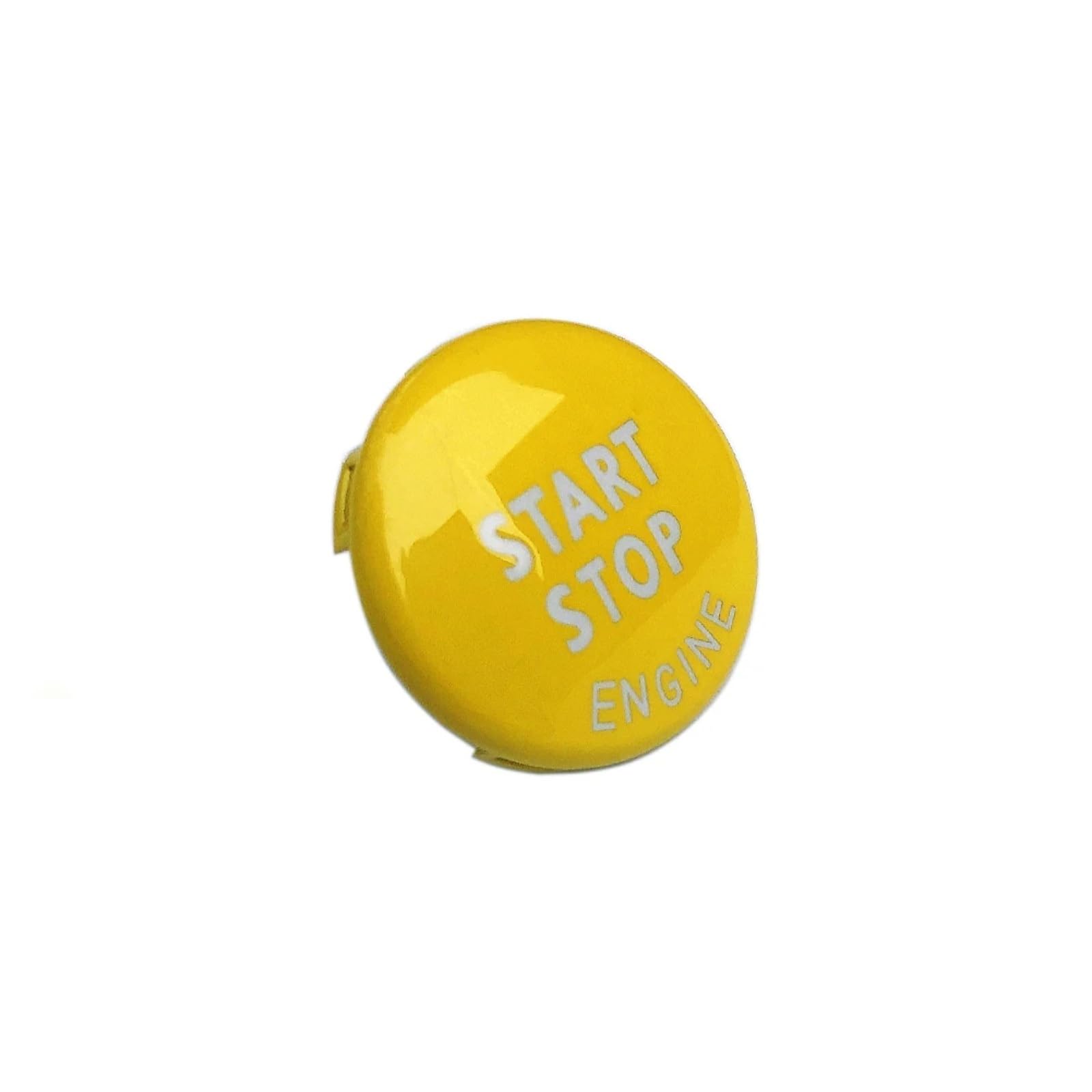 Auto Innenform Für 13 5 Serie X1 X5 X6 E71 Z4 E87 E90 E91 E60 E84 E83 Auto Motor Schalter start Stop Taste Abdeckung Innenzubehör(Bright Yellow) von Lspbfkq