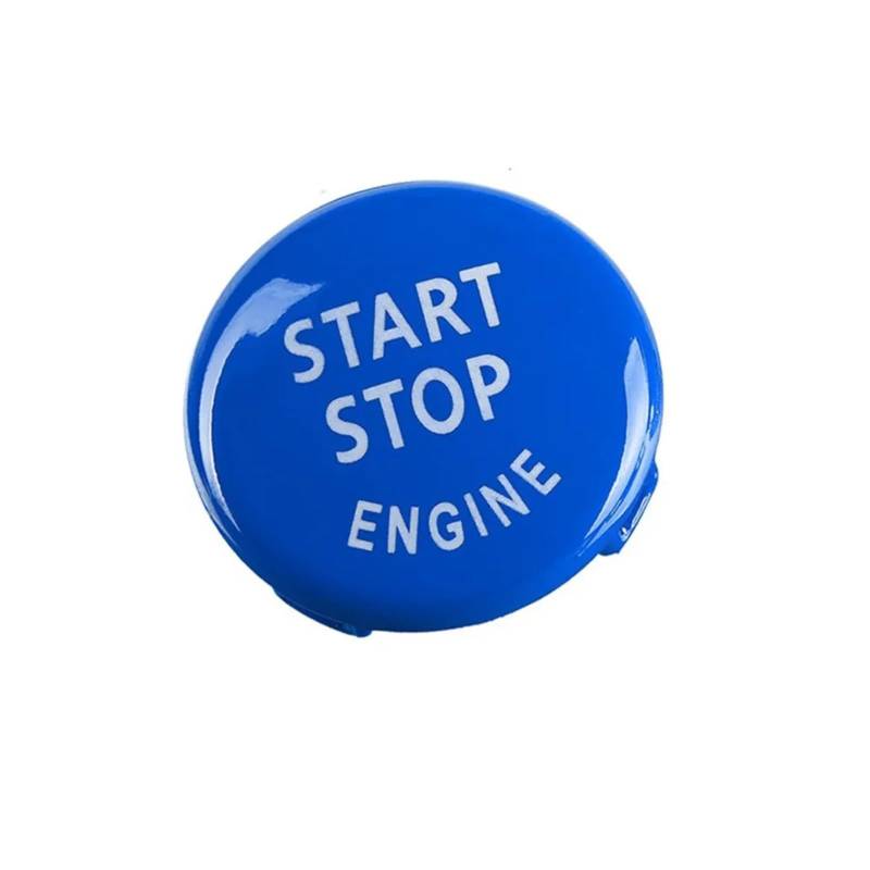 Auto Innenform Für 13 5 Serie X1 X5 X6 E71 Z4 E87 E90 E91 E60 E84 E83 Auto Motor Schalter start Stop Taste Abdeckung Innenzubehör(Bright blue) von Lspbfkq