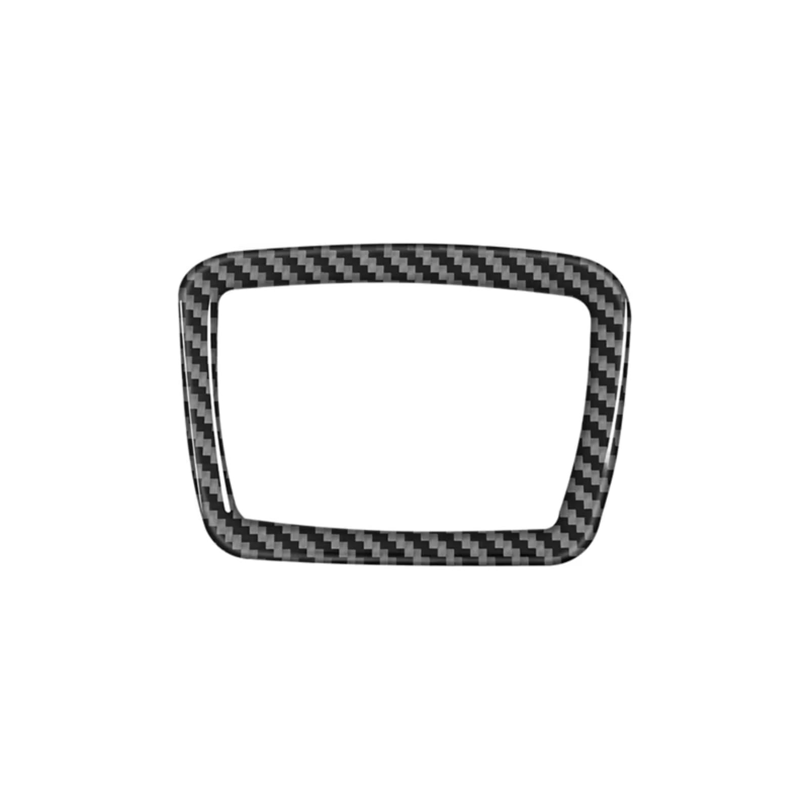 Auto Innenform Für 5 Series F10 F18 2011-2017 Carbon Fiber Innen Auto Co-pilot Lagerung Box Schalter Trim Abdeckung rahmen Aufkleber Innenzubehör(Schwarz) von Lspbfkq