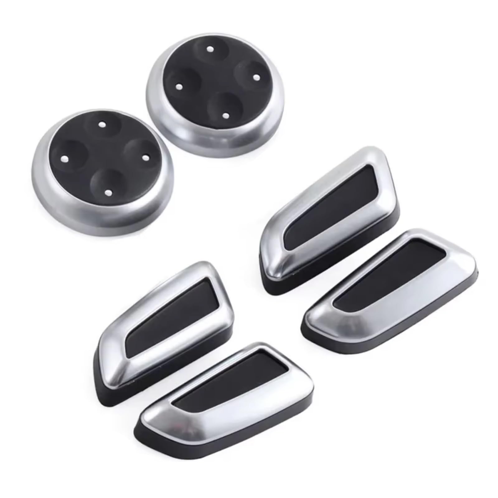 Auto Innenform Für A3 A4 B8 A5 A6 C6 C7 A7 Q3 Q5 ABS Auto Für Sitz Einstellung Taste Schalter Abdeckung Knopf trim Abdeckung 6Pcs Innenzubehör von Lspbfkq