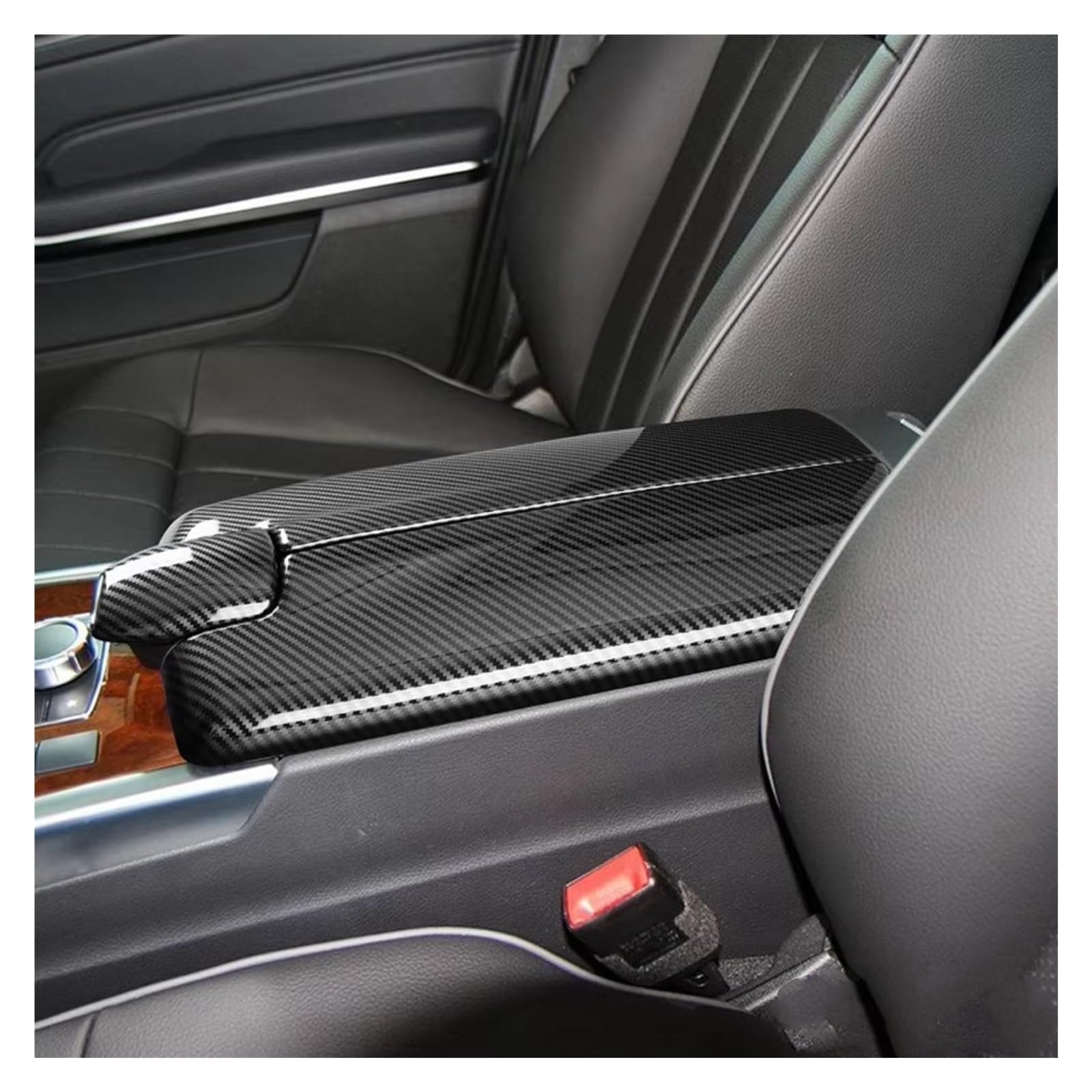 Auto Innenform Für Benz E Für CLS Klasse W212 W218 E200 E260 E300 CLS260 LHD Auto Zentrale Steuerung Armlehne Lagerung Box Panel trim Abdeckung Innenzubehör(Carbon Fiber) von Lspbfkq