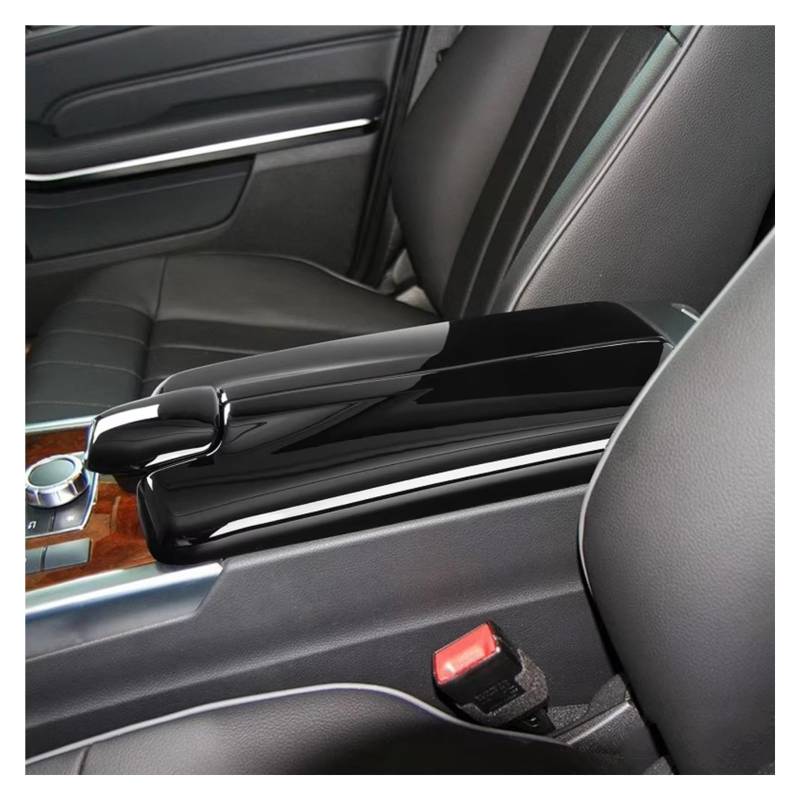 Auto Innenform Für Benz E Für CLS Klasse W212 W218 E200 E260 E300 CLS260 LHD Auto Zentrale Steuerung Armlehne Lagerung Box Panel trim Abdeckung Innenzubehör(Schwarz) von Lspbfkq