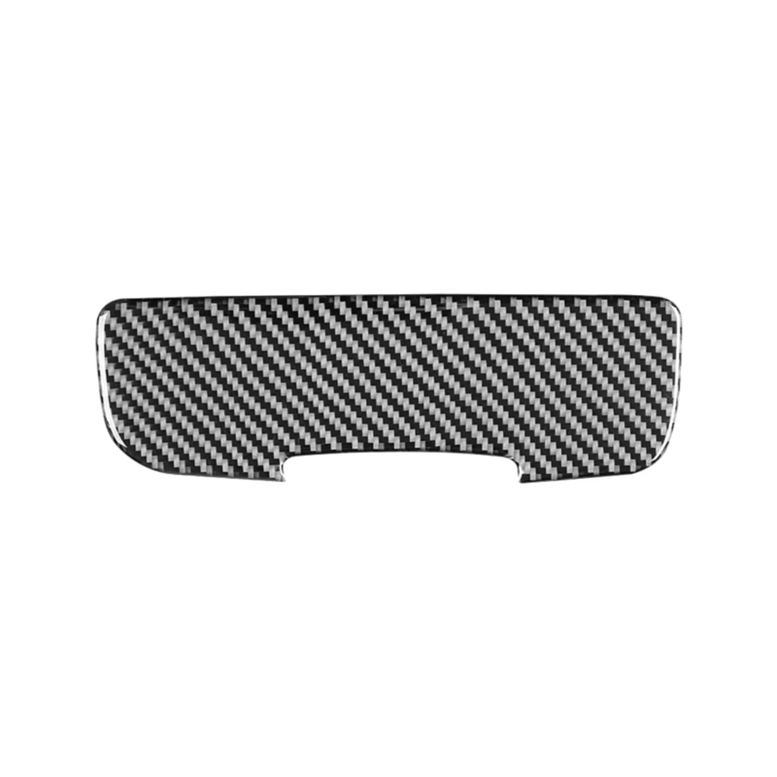 Auto Innenform Für Chevrolet Für Corvette Für C5 1998-2004 Carbon Fiber Innen Auto Zentrale Steuerung Lade Panel Trim Abdeckung Aufkleber Innenzubehör(Schwarz) von Lspbfkq