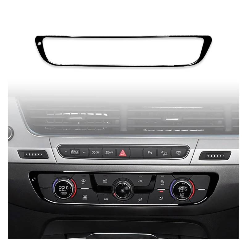 Auto Innenform Für Q7 SQ7 4M 2016-2019 Auto Lenkrad Getriebe Panel Air Outlet Tür Trim Innen Aufkleber Innenzubehör(1 Pcs B) von Lspbfkq