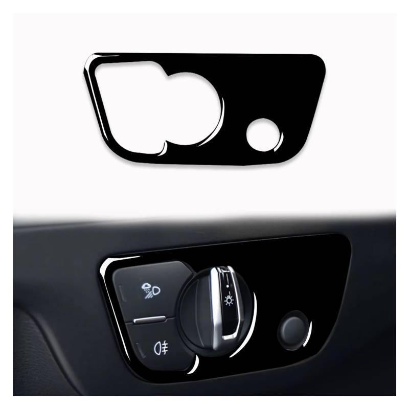 Auto Innenform Für Q7 SQ7 4M 2016-2019 Auto Lenkrad Getriebe Panel Air Outlet Tür Trim Innen Aufkleber Innenzubehör(1 Pcs G) von Lspbfkq